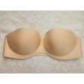 Spandex Strapless Bra For Women With Extra Clear Back Strap. 