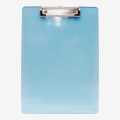 Transparent Blue Color Comix A4 Clip Board. 