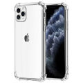 For iPhone 11 Pro Max Mobile Case - Edge Bumper Transparent Anti Shock TPU Mobile Cover Case. 