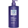 Loreal Paris EverPure Sulfate Free Purple Conditioner for Blonde | Bleached | Silver or Brown Highlighted Hair | Neutralizes Brassy Yellow and Orange Tones | Made In USA | 23 Fl Oz | 680ml. 