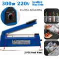 12 Inch Heavy Duty Impulse Plastic Sealer 300mm Portable Manual Plastic Bag Heat Sealing Machine - Sealing Machine |. 