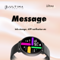 Ultima Watch Circle| 1.43" Amoled Display |BT Calling Smartwatch| IP68 Waterproof| Zinc Alloy Metal Frame Smart watch. 