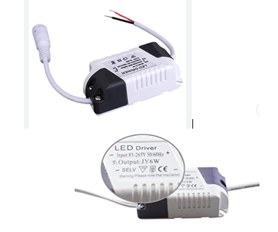 2 Pcs Led Driver 6 Watt AC 180V to 260V With Female Socket