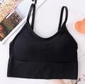 Pack Of 2 Black And White Deep U Backless Sport Bra Bralette Camisole For Women - Fashion | Women's Wear |. 