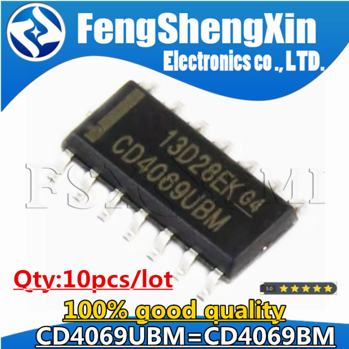 10pcs/lot New CD4069UBM SOP-14 CD4069 CD4069BM HEF4069 HEF4069UBT CMOS ...