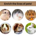NAMUNY 10 Pcs Set Hamster Chew Toys Natural Wooden Gerbils Rats Chinchillas Toys Accessories Dumbbells Exercise Bell Roller Teeth Care Molar Toy For Guinea Pig Bunny Rabbits. 