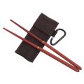 ARELENE 1 Pair Chopsticks Wood Folding Chopsticks for Camping Picnic Foldable Retractable Chopsticks Tableware. 