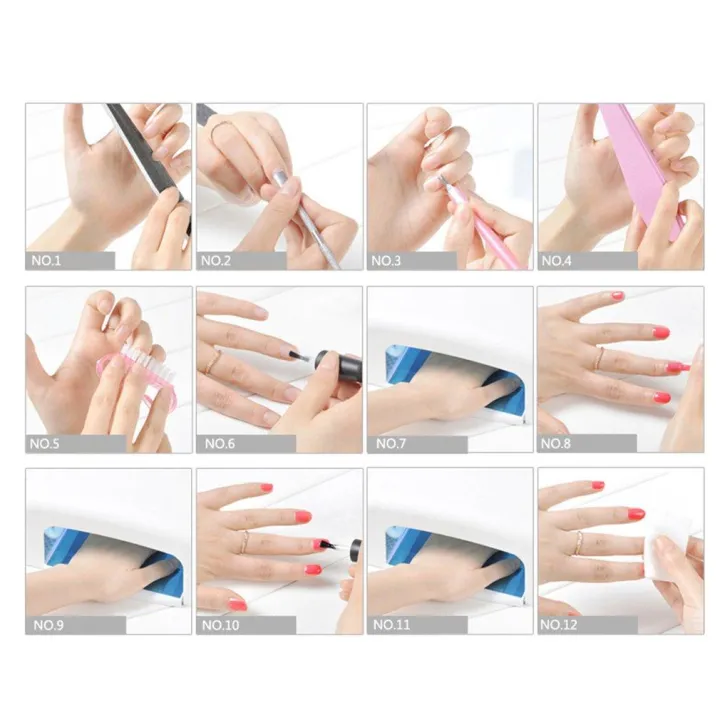 False%20Nails%20Artificial%20Fake%20Nail%20White%20Transparent%20-%20Image%203