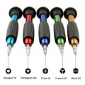 Practical Precision Mobile Phone Repair Tools Aluminum Alloy Hand Tool Phone Disassemble Tool Manual Screwdriver Set Phone/Laptop. 