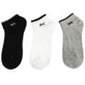 Multicolor Ufc Solid Ankle Socks For Men - Set Of 3. 