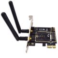 NAMUNY M.2 Wifi Adapter M2 Ngff Key A-E to Mini Pci Express Wifi Raiser PCI-E 1X NGFF Wireless Support Mini Pcie Network Card A. 