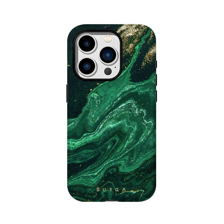 HOT sax Plu 12 11 Emerald Pool－Elegant Phone Case for iPhone 16 15 14 13 Pro M