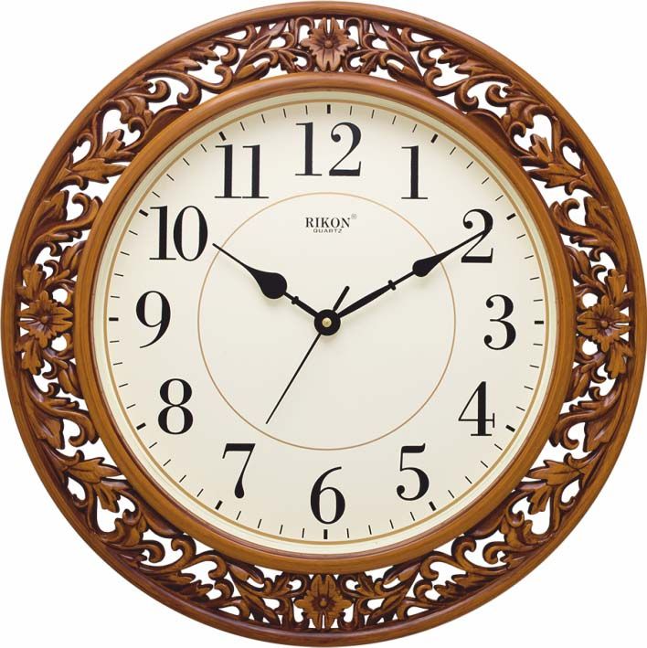 RIKON Quartz Official Designer Big Size RK-42 DX SW Wall Clock for Home, Living Room, and Office
