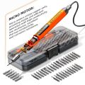 Mini Cordless Electric Screwdriver 47 in 1 Adjustable Power Drill Multifunction Power Screwdriver Repair Tool Kit. 