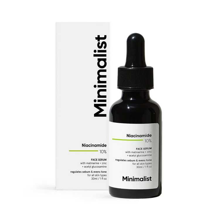 Minimalist 10% Niacinamide Face Serum for Acne Marks, Blemishes & Oil Balancing with Zinc 30ml