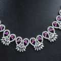 American Diamond Jewellery Set For Women. 
