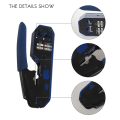 NCANRUI Rj45 Tool Network Crimper Cable Stripping Plier Stripper for Rj45 Cat6 Cat5E Cat5 Rj11 Rj12 Connector. 