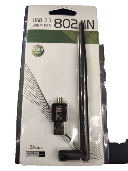 1200Mbps%20Mini%20USB%202.0%20Port%20Wireless%20Wifi%20Adapter%20802.IIN%20With%20Antenna%20-%20Image%202