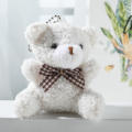 Cute Plush Bear Keychain Fashionable Creative Soft Plush Cartoon Doll Charm 8cm Miniature Bag Pendant for Lady Fashion Gift Item Car Decor Bag Accessorizing Children's. 