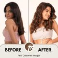 Paradyes No Bleach Hazel Brown Glossy Hair Tint, Ammonia-Free Formula for Natural Black Hair, Visible on Natural Black Hair, Includes Anti-Fade Conditioner for Long-Lasting Shine, 5 Light Brown. 