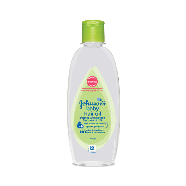 Johnson%E2%80%99s%C2%A0Baby%20Hair%20Oil%20Enriched%20With%20Avocado%20&%20Pro-Vitamin%20B5%20-%20100%20ml%20-%20Image%205