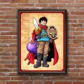 Wall Aesthetics Decorative Mural Picture Home Art Poster Print Painting One Piece Luffy Vintage Cartoon Canvas Japanese Anime Wanted. 