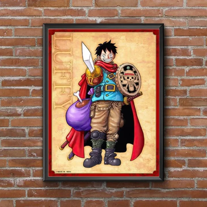 Wall%20Aesthetics%20Decorative%20Mural%20Picture%20Home%20Art%20Poster%20Print%20Painting%20One%20Piece%20Luffy%20Vintage%20Cartoon%20Canvas%20Japanese%20Anime%20Wanted%20-%20Image%204
