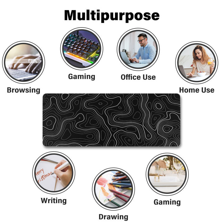 Topographic%20Contour%20Extended%20Big%20Mouse%20Pad%20Computer%20Keyboard%20Mouse%20Mat%20Mousepad%20with%203Mm%20Non-Slip%20Base%20-%20Image%205