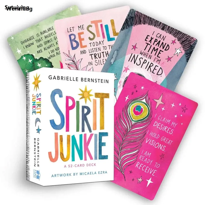 Wenefang%20Sutuiying%20Spirit%20Junkie%20Tarot%20Cards%20English%20Portable%20Profesional%20Version%20Divination%20Tarot%20Deck%20-%20Image%202