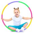 Kids Hula Hoop - Detachable, Collapsible Kids Hula Hoop, Adjustable Hoola Hoops, Ideal for Dancing Playing Sports Games, Swimming & Pet Training - Weight Loss Fitness & Equipment. 