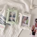 Cute Pillow Shaped Card Holder Soft with Keychain 3inch Photocard Holder Photo Card Case. 