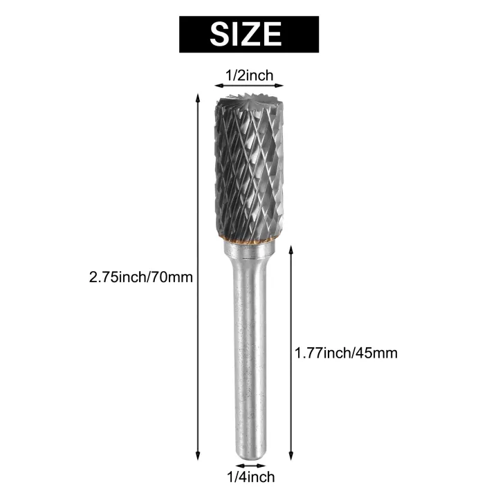 OYPFXMI%20Tungsten%20Carbide%20Burr%20Double%20Cut%20Rotary%20Tool%20Die%20Grinder%20Bits,1/4%20Inch%20Shank,for%20Wood%20Carving,Metal%20Working,Grinding%20-%20Image%206