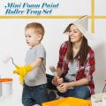 7Pcs Mini Foam 2 Inch Small Roller Paint Brush. 