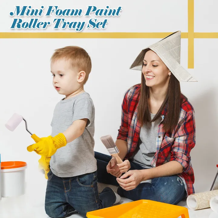 7Pcs%20Mini%20Foam%202%20Inch%20Small%20Roller%20Paint%20Brush%20-%20Image%205