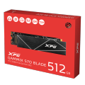 XPG GAMMIX S70 BLADE NVMe PCIe Gen4 SSD (R/W 7400MB/s & 6800MB/s, Works with PS5, SLC Caching and DRAM Cache Buffer). 