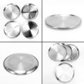 4 Pack 12 Inch Pizza Tray,Stainless Steel Pizza Oven Baking Tray,Round Pizza Baking Sheet,for Baking Roasting Serving. 