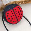 NAMUNY 2X Ladybug Cute Children's Shoulder Bag Personality Wild Purse Mini Accessories Bag. 
