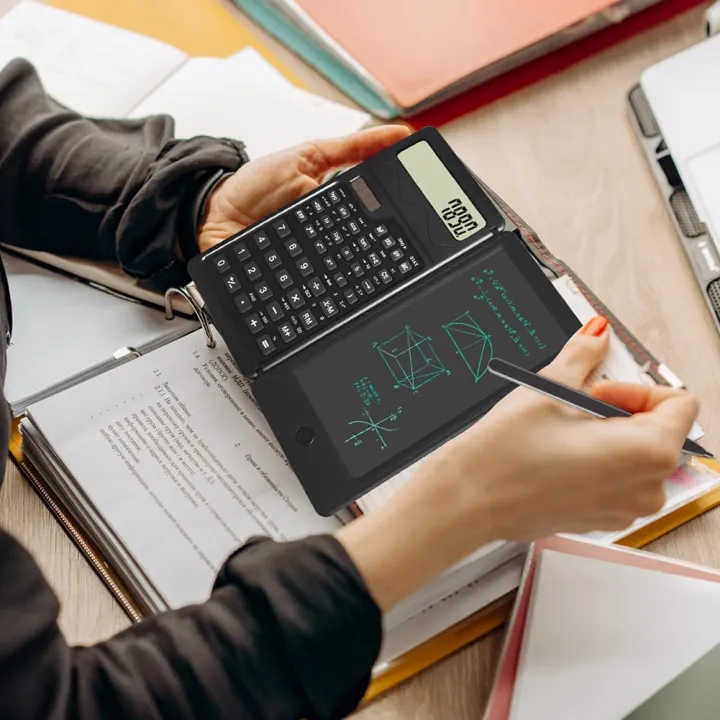 Scientific%20Calculators,12-Digit%20LCD%20Display%20Desk%20Calculator%20with%20Notepad,%20Solar%20and%20Battery%20Dual%20Power%20-%20Image%205