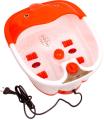 Deluxe Foot Spa Massager: Multifunctional Machine with Detox Heat, Vibration, and Pedicure Roller. 