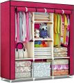Portable Foldable Fabric Wardrobe Closet Storage Organizer For Clothes Rack (Color May Vary) - Storage Rack |. 