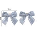 2pcs Bow Ribbon Hair Ties Rings Hairclip for Girls Elastic Hair Bands Rope Ponytail Holder Headwear Women's Hair Accessories. 