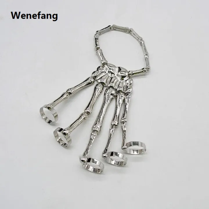 Wenefang%201Pcs%20New%20Unique%20Punk%20Skeleton%20Hand%20Bone%20Versatile%20Five%20Finger%20Ring%20New%20style%20Personality%20Adjustable%20Anillo%20Hombre%20Bracelet%20Party%20Jewelry%20-%20Image%206