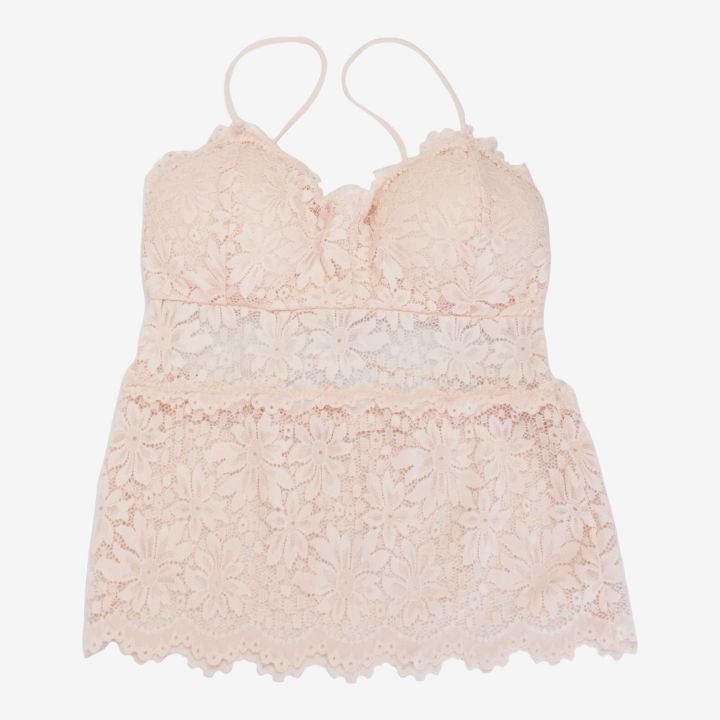 Cream%20Color%20Net%20Design%20long%20Sando%20Cross%20Padded%20Bra%20For%20Women%20-%20Image%202