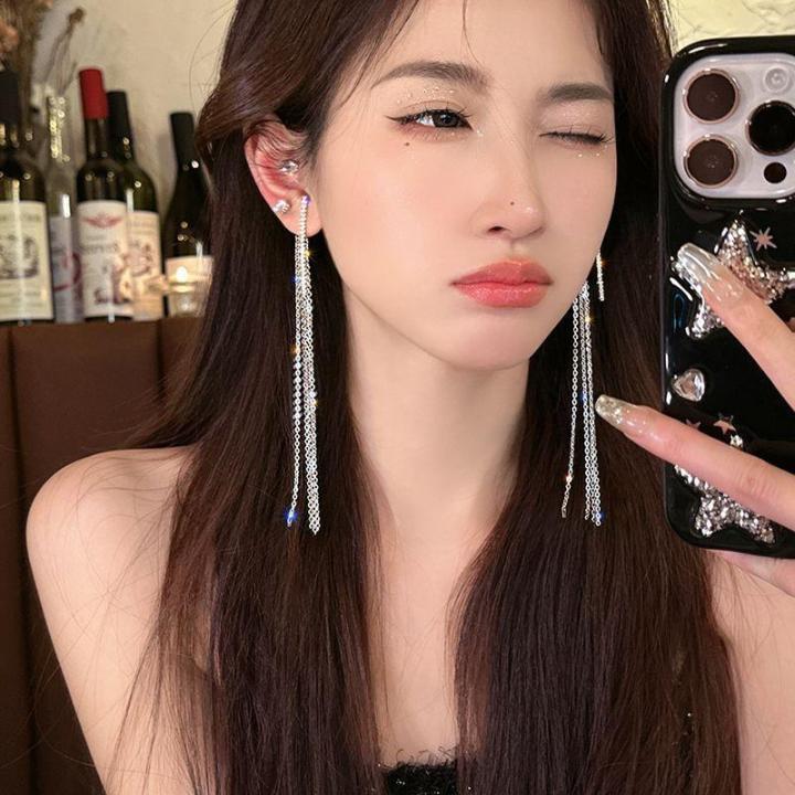 %E3%80%90Mega%20Sale%E3%80%91East%20Chrysanthemum%20Yinchuan%20Waterfall%20Tassel%20Earrings%20Women's%202023%20New%20Fashion%20Earrings%20-%20Image%203