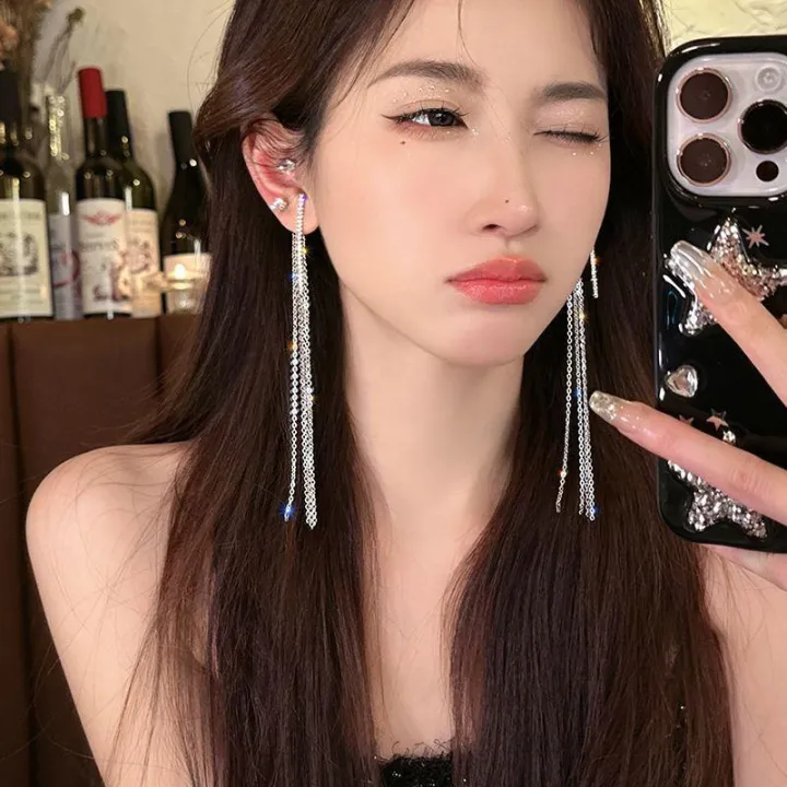 %E3%80%90Mega%20Sale%E3%80%91East%20Chrysanthemum%20Yinchuan%20Waterfall%20Tassel%20Earrings%20Women's%202023%20New%20Fashion%20Earrings%20-%20Image%203