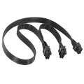 PSU VGA 8pin male to Dual PCIe 8 (6+2) Pin Male PCIE GPU Power Cable. 