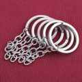 10pcs Key Ring Key Stainless Steel Waterproof Round Split Car Key Chain Keyrings String Split. 