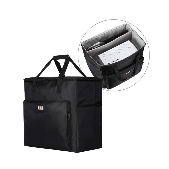 BUBM Desktop Gaming Computer PC Carrying Case Travel Storage Carrying Bag,Computer Main Processor Case and Monitor