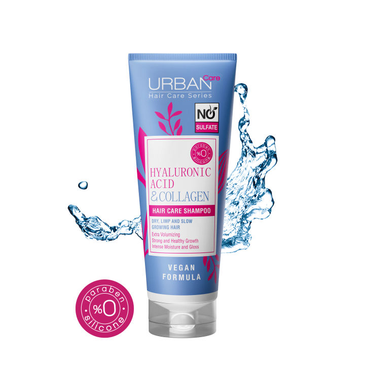 Urban%20Care%20Hyaluronic%20Acid%20And%20Collagen%20No%20Sulfate%20Shampoo%20250ml%20-%20Image%203