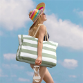 1 PCS Beach Bag, Swimming Bag Waterproof Beach Bag Swimming Pool Bag, Beach Bag Shopping Bag, Foldable Shoulder Bag Blue. 